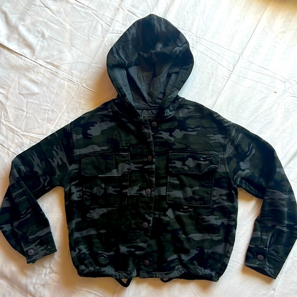 Sanctuary On The Road cotton hoodie in Earth camo